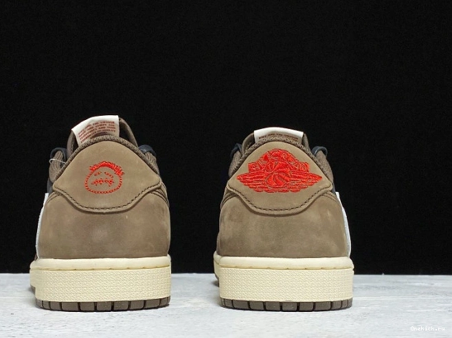One Kick CQ4277-001 OG Scott SP 1 Dark Travis x Air Jordan Low Mocha 0808